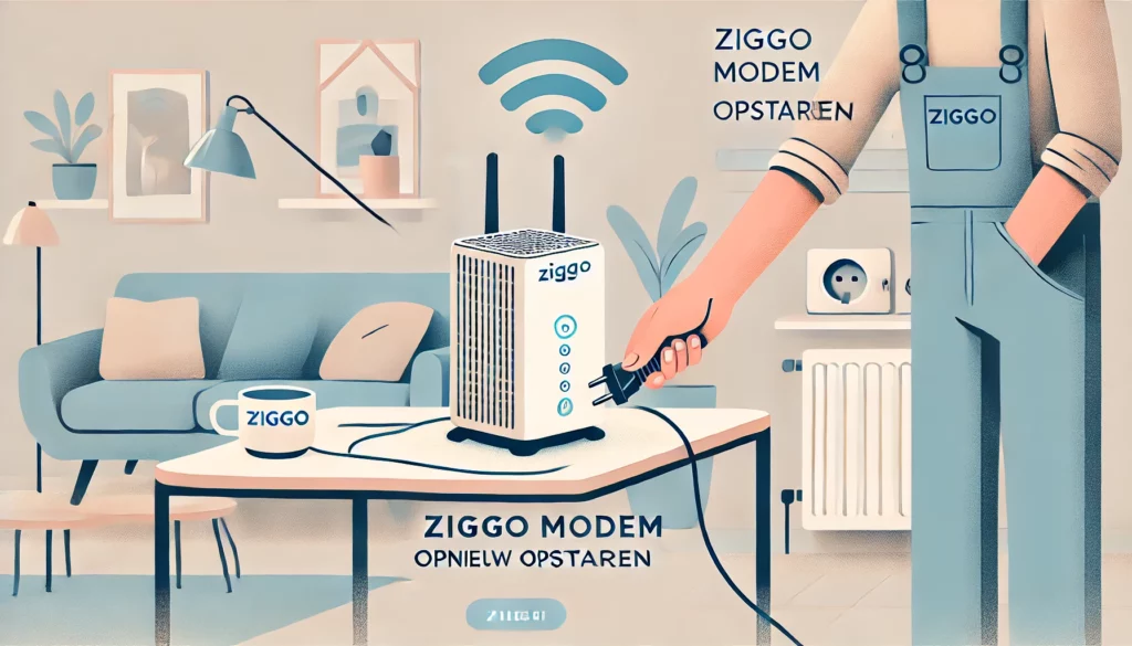 ziggo modem opnieuw opstarten