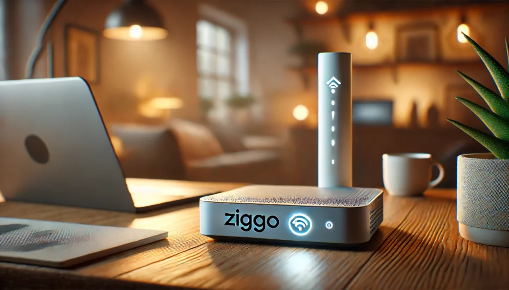 ziggo modem knippert wit