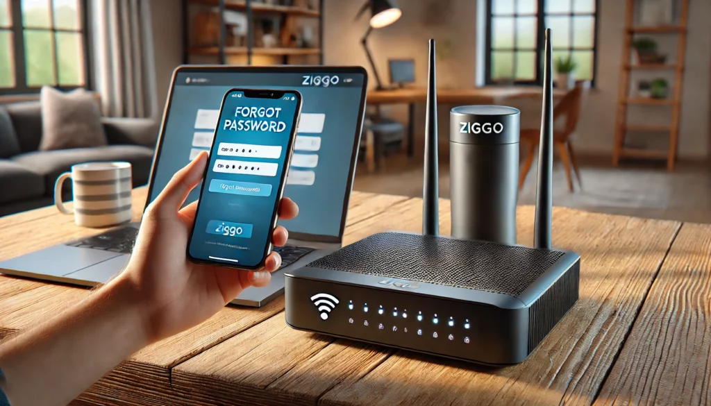 Ziggo modem wachtwoord vergeten