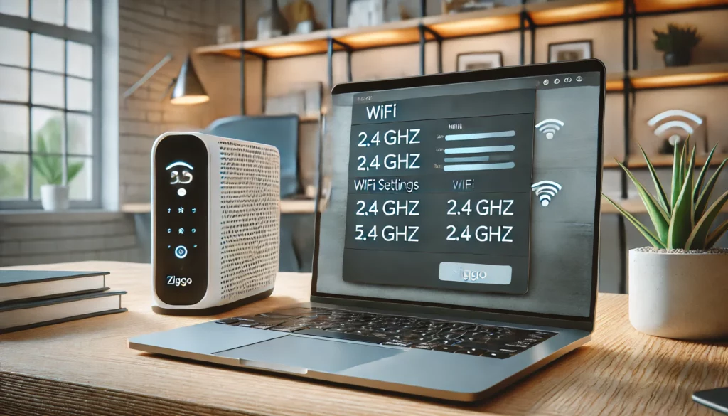 Ziggo modem instellen op 2.4 GHz